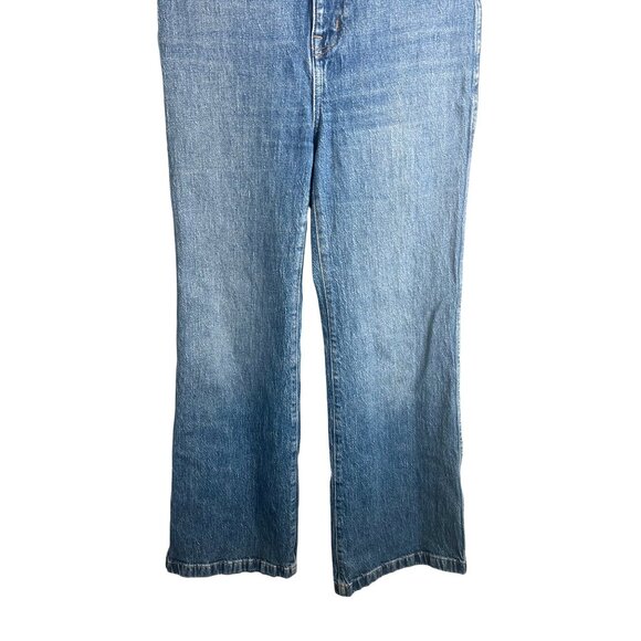 Madewell Womens 11" High-Rise Flare Jeans Medium Wash Denim Casual Fit Size 28 - Picture 6 of 14